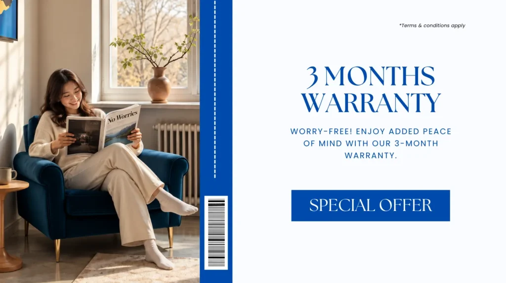 3 months warranty